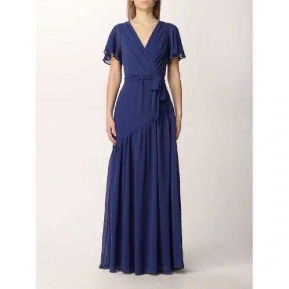 ralph lauren silk georgette dress Lauren Ralph Lauren Women's Floral Ruffle-Trim Georgette Gown